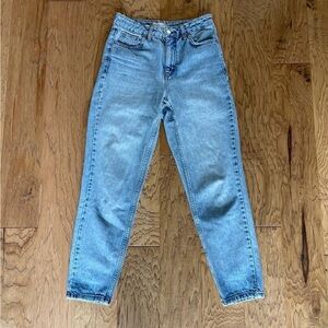 Topshop Light Blue Ankle Jeans